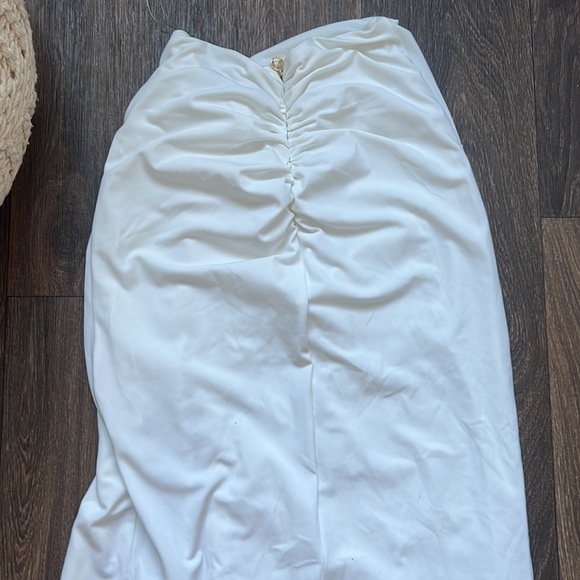 Nookie White Maxi Skirt - Picture 6 of 7